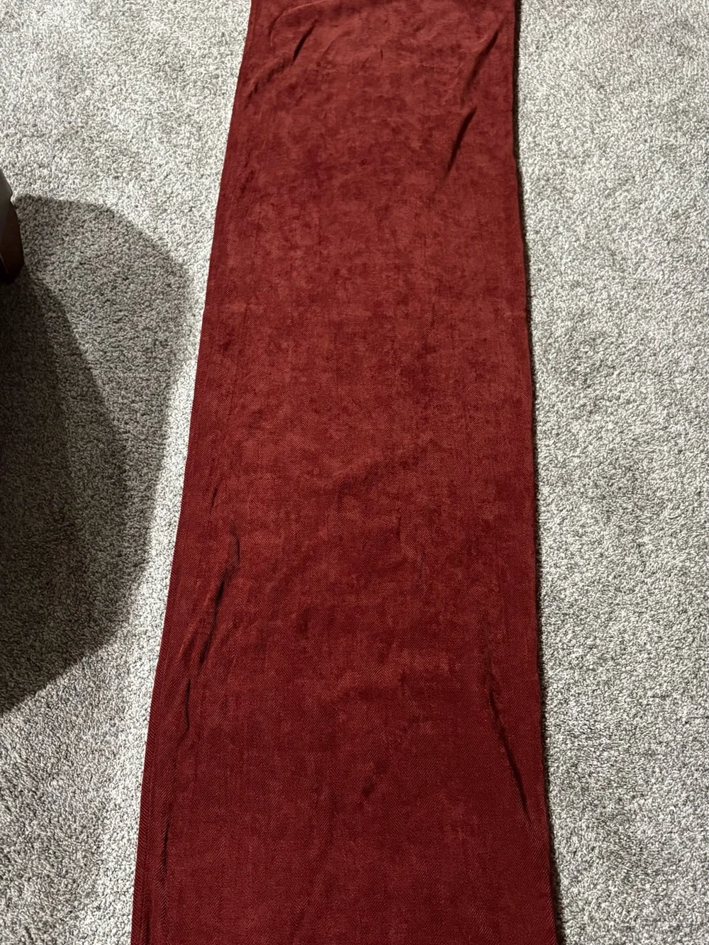 Pair of black out curtains- Burgundy